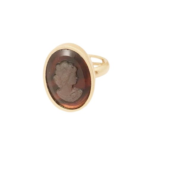 Vintage Sarah Coventry Cameo Ring - Picture 5 of 6